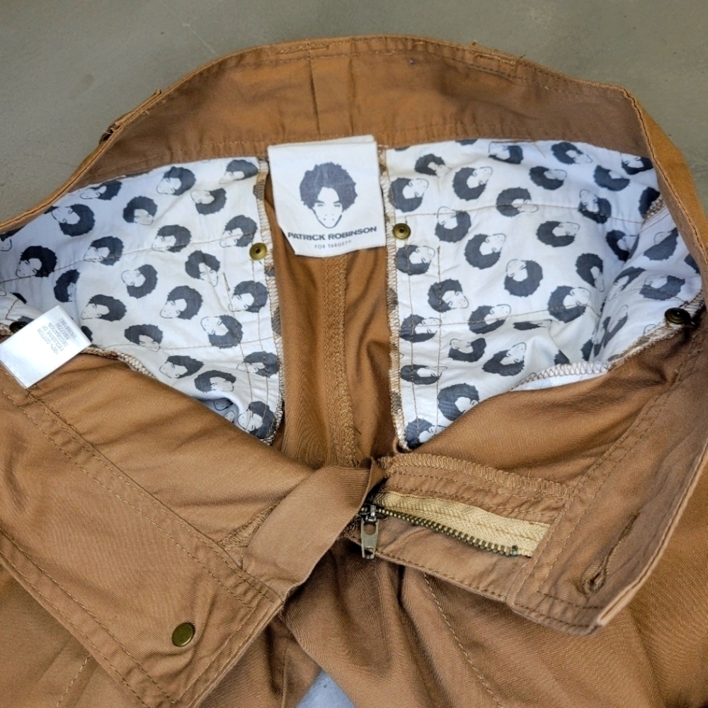[NWOT] PATRICK ROBINSON X TARGET WIDE LEG CARGO PANTS with DETACHABLE STRAP Sz S - Picture 12 of 15